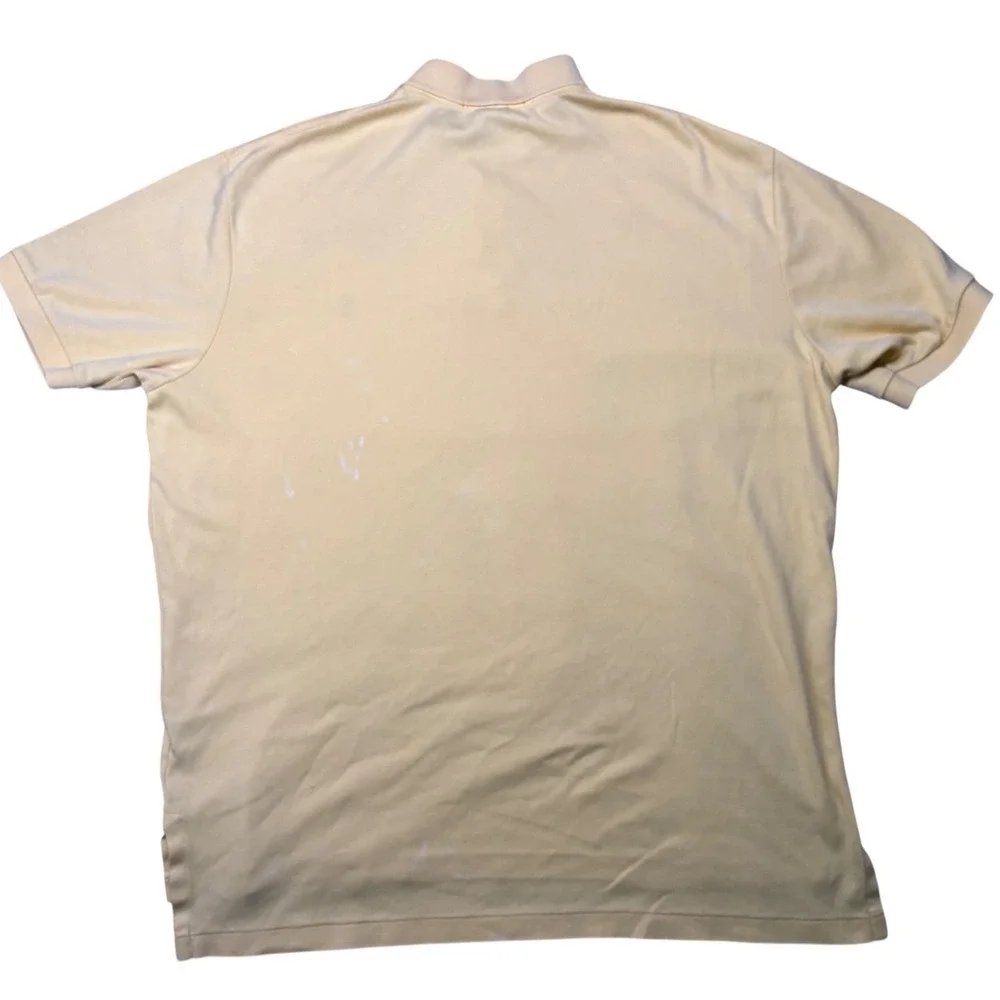 Polo Ralph‎ Lauren Polo Shirt Mens Large Yellow Short Sleeve Embroidered Pony